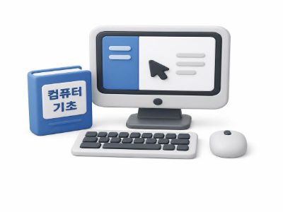 쉽게 배우는 컴퓨터기초(한글,파포,엑셀)와 챗GPT(AI)활용 및 퇴직업무 [8회차]